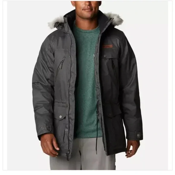 COLUMBIA MEN’S BARLOW PASS TURBODOWN JACKET 550TD - Picture 1 of 6